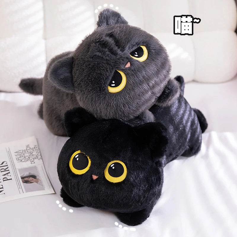 Peluche gatto morbido cuscino decorativo da abbraccio regalo