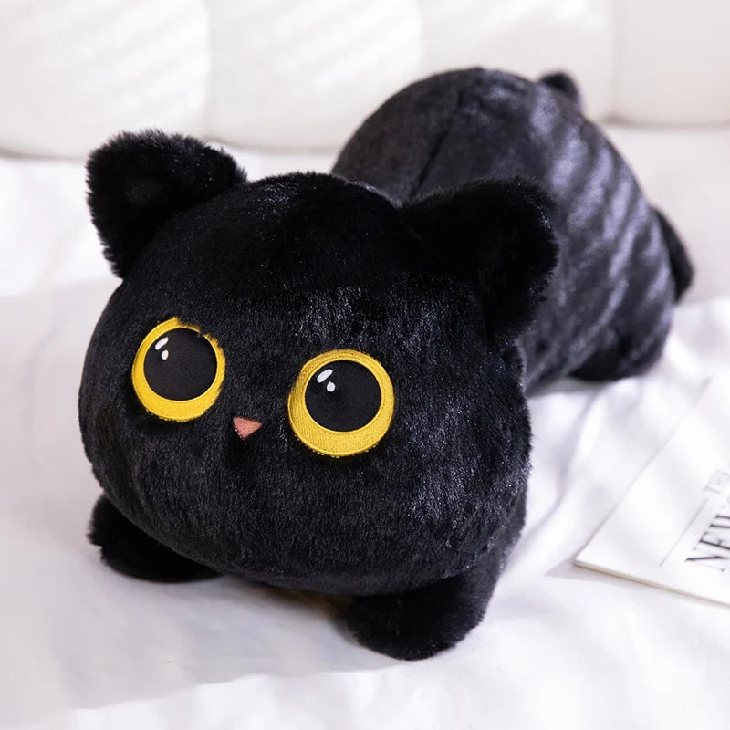 Peluche gatto morbido cuscino decorativo da abbraccio regalo