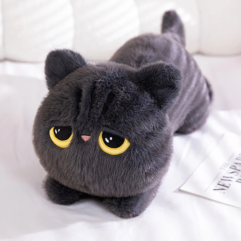Peluche gatto morbido cuscino decorativo da abbraccio regalo