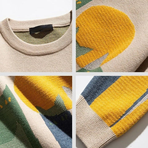 Felpa Unisex con Gatti Astratti