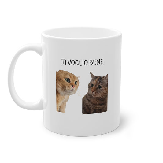 Tazza Termica Gatti per Amanti del Caffè - 350ml KT_079 Premium Tazza Termica Gatti per Amanti del Caffè - 350ml KT_079 Premium