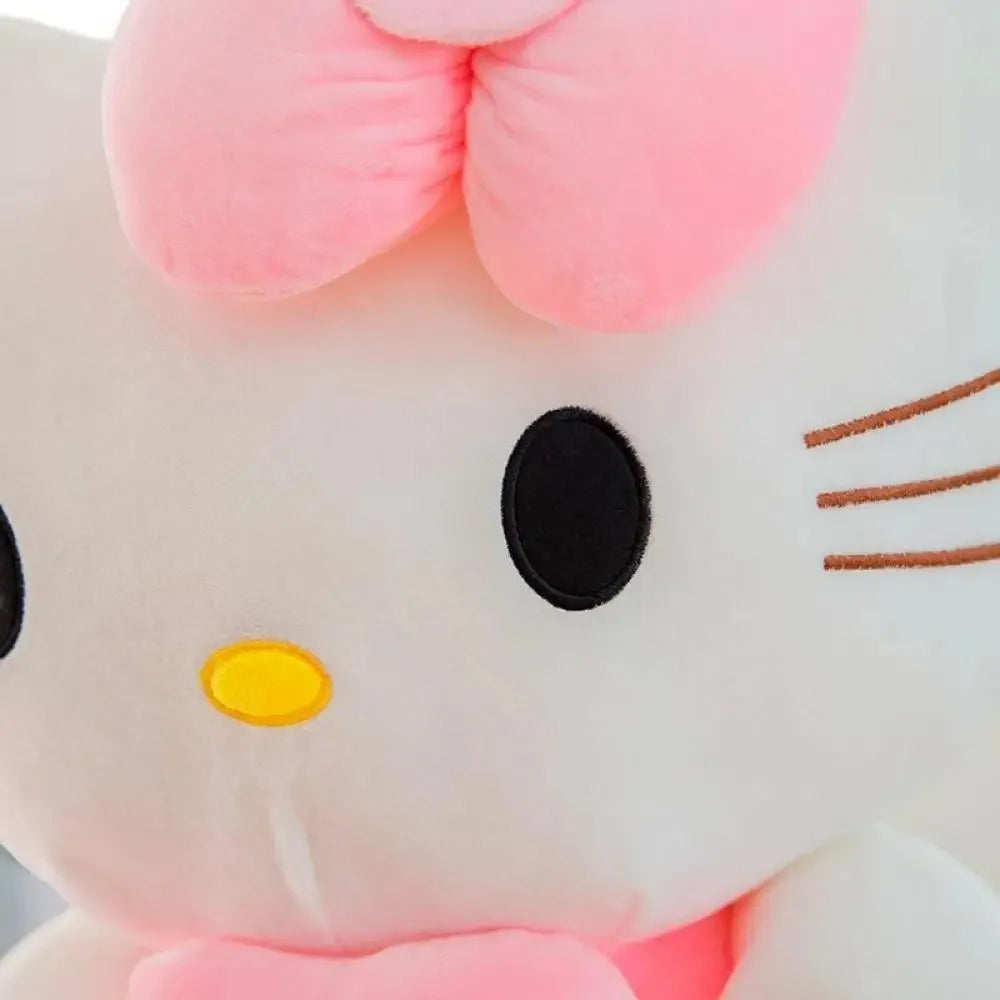 Peluche Hello Kitty cuore morbido, peluche rosa Sanrio adorabile per bambine e fan