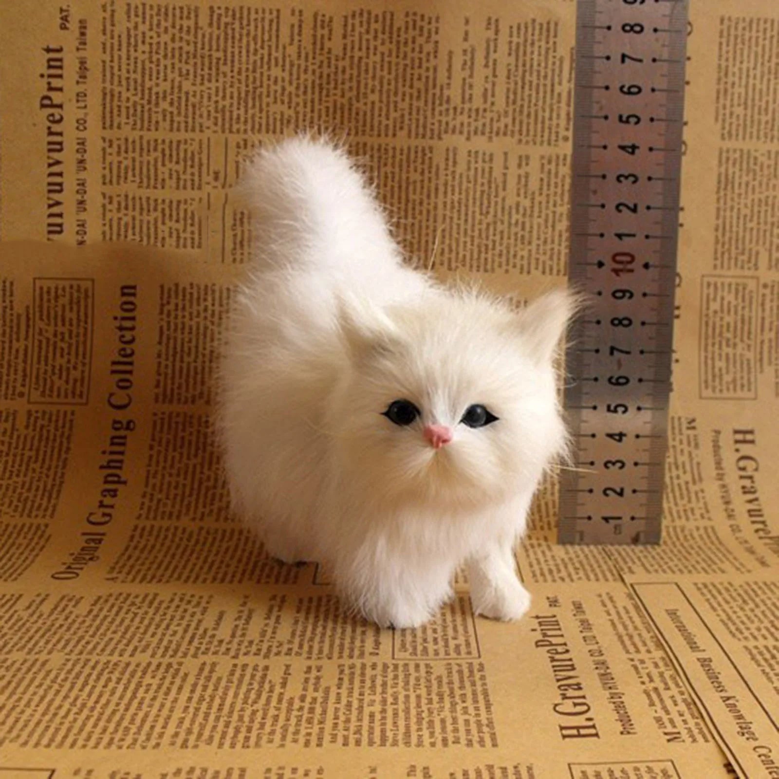 Giocattolo di Peluche Premium Gatto Realistico - Simpatici Cuccioli di Peluche Regalo per Ragazzi e Ragazze Giocattolo di Peluche Premium Gatto Realistico - Simpatici Cuccioli di Peluche Regalo per Ragazzi e Ragazze