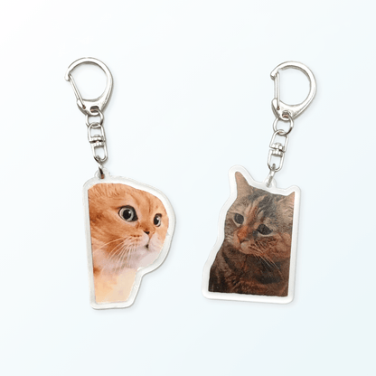 Gatti Parlante Portachiavi o Ciondolo un Regalo tema gatto perfetto per amanti dei gatti cionolo per borsa 