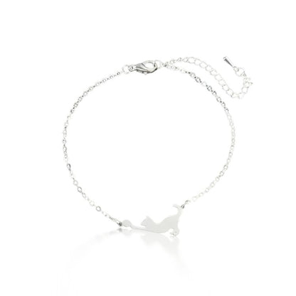Cavigliera argento e quarzo cherry - linea mare | Marako.net Cavigliera argento e quarzo cherry - linea mare | Marako.net