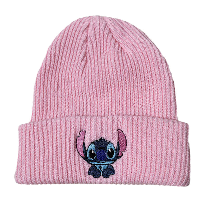 Cappello Stitch Disney berretto in maglia ricamato con Stitch