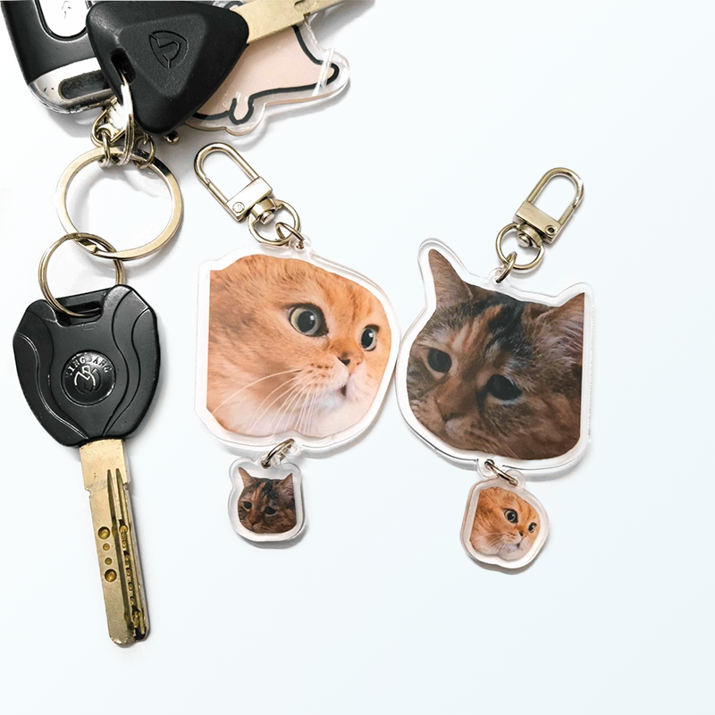 TAKOXIA Portachiavi adorabile a forma di gatto, per borsa dell TAKOXIA Portachiavi adorabile a forma di gatto, per borsa dell